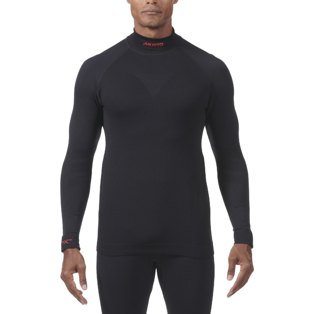 2025 Musto Hombres MPX Active Camiseta Básica De Manga Larga 82487 - Black
